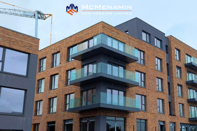 A photo of balconies designed, manufactured and installed by McMenamin Engineering