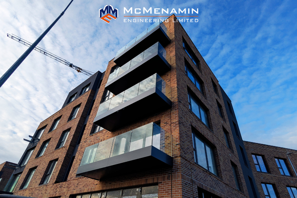 a photo of a modular balcony supplied by McMenamin Engineering