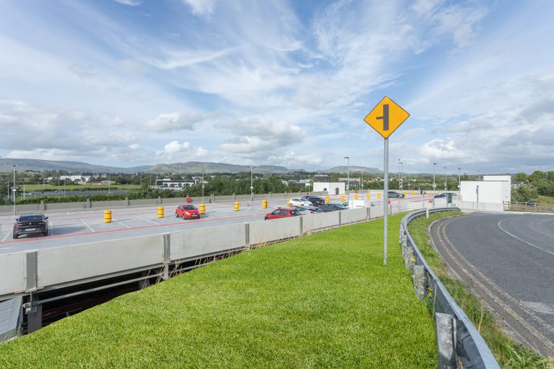 a photo of the new car park at sligo university hospital